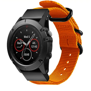 Garmin Approach S62 Nylon Strap with Buckle (Orange)