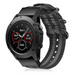 Garmin Quatix 5 / 6 / 7 nylon gesp band (zwart/grijs)