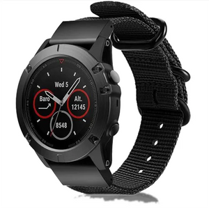 Garmin Approach S62 Nylon Strap with Buckle (Black)