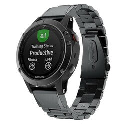 Garmin Instinct 3 - 45mm stalen band (zwart)