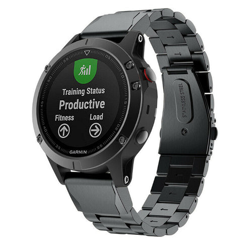 Garmin Descent G1 Steel Strap (Black)