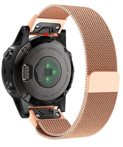 Garmin D2 Delta S Milanese band (rosé goud)