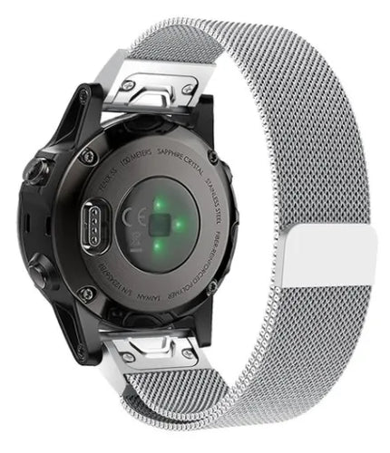 Garmin Approach S70 - 42mm Milanese Strap (Silver)