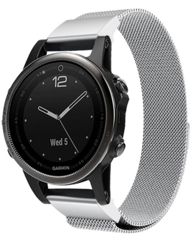 Garmin Approach S70 - 42mm Milanese Strap (Silver)