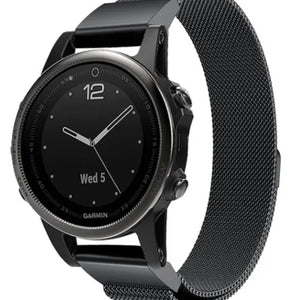 Garmin Descent Mk3(i) - 43mm Milanese band (zwart)