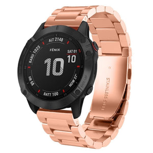 Garmin Descent MK3i - 51mm Steel Strap (Rose Gold)