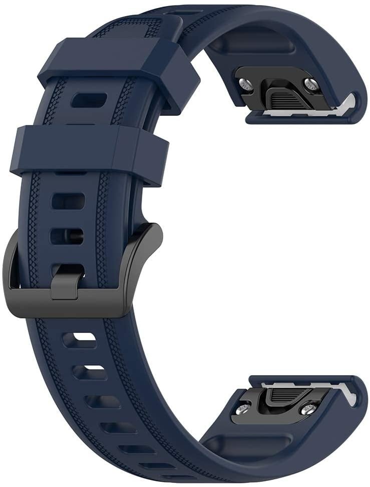 Garmin Descent Mk3(i) - 43mm Silicone Strap (Dark Blue)