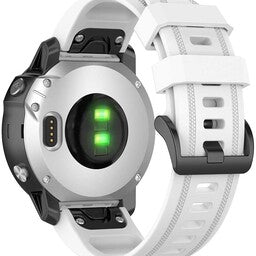 Garmin Instinct E - 40mm siliconen bandje (wit)