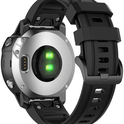 Garmin Descent Mk2S Silicone Strap (Black)