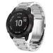 Garmin Fenix 5x / 6x stalen band (zilver)