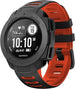 Garmin Instinct 1 / 2 sport bandje (zwart/rood)