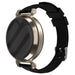 Pebble Round 2 - 14mm siliconen bandje (zwart)