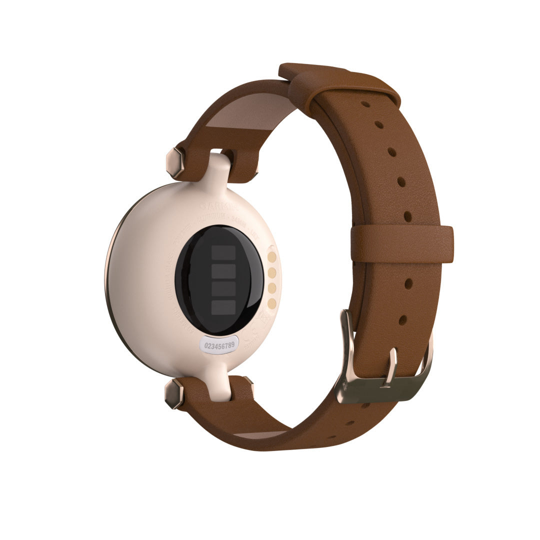 Garmin Lily leren bandje (bruin)