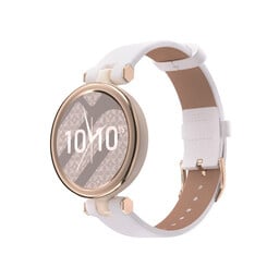 Garmin Lily leren bandje (wit)