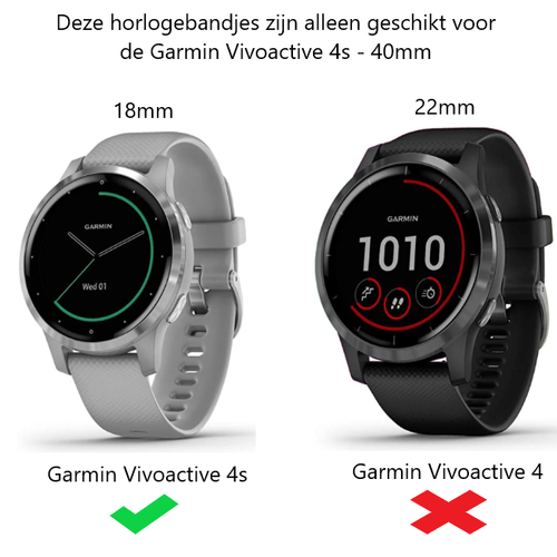Garmin Forerunner 255s gevlochten band met P-buckle (regenboog)