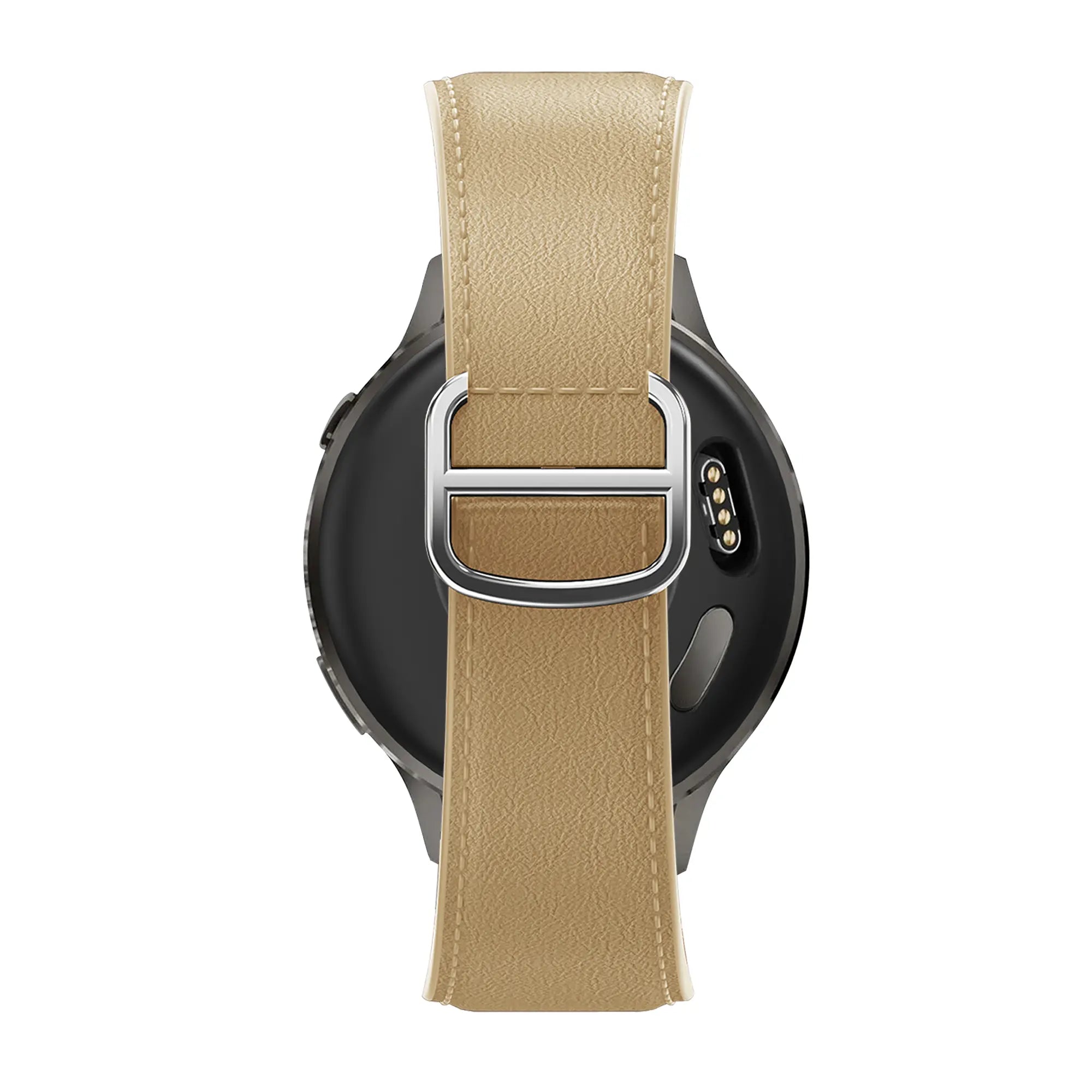 Bandz Garmin Approach S44 Lederen band 'D-Type' (creme)