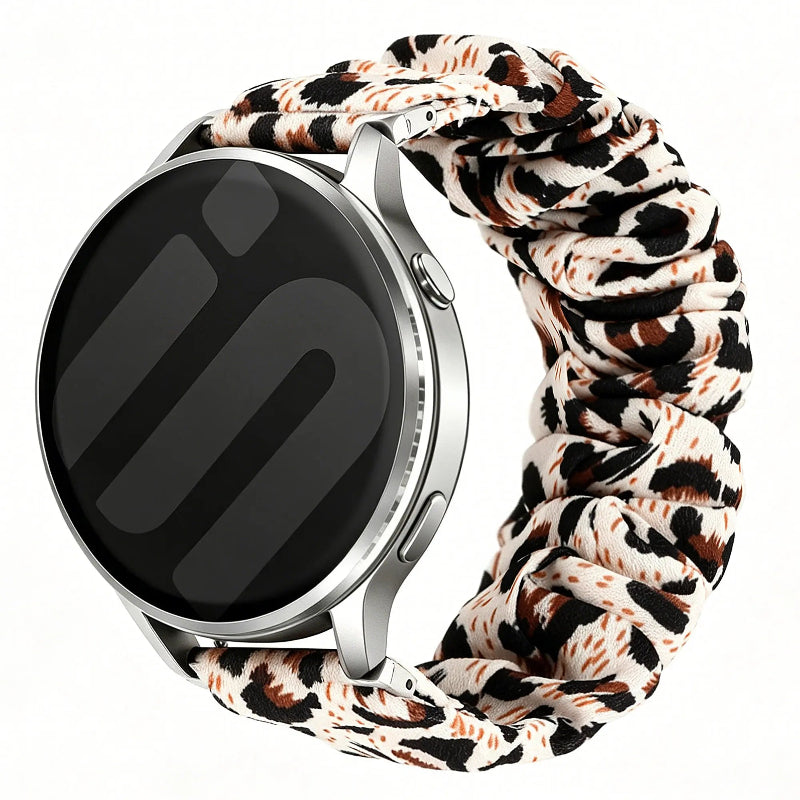 Garmin Vivoactive 5 scrunchie bandje (luipaard)