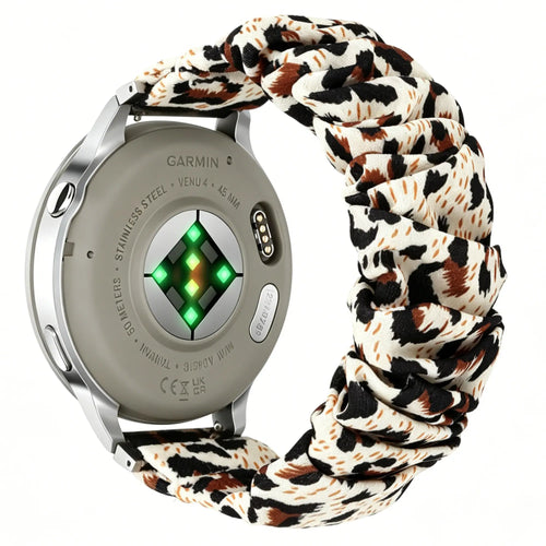Garmin Vivoactive 5 scrunchie bandje (luipaard)