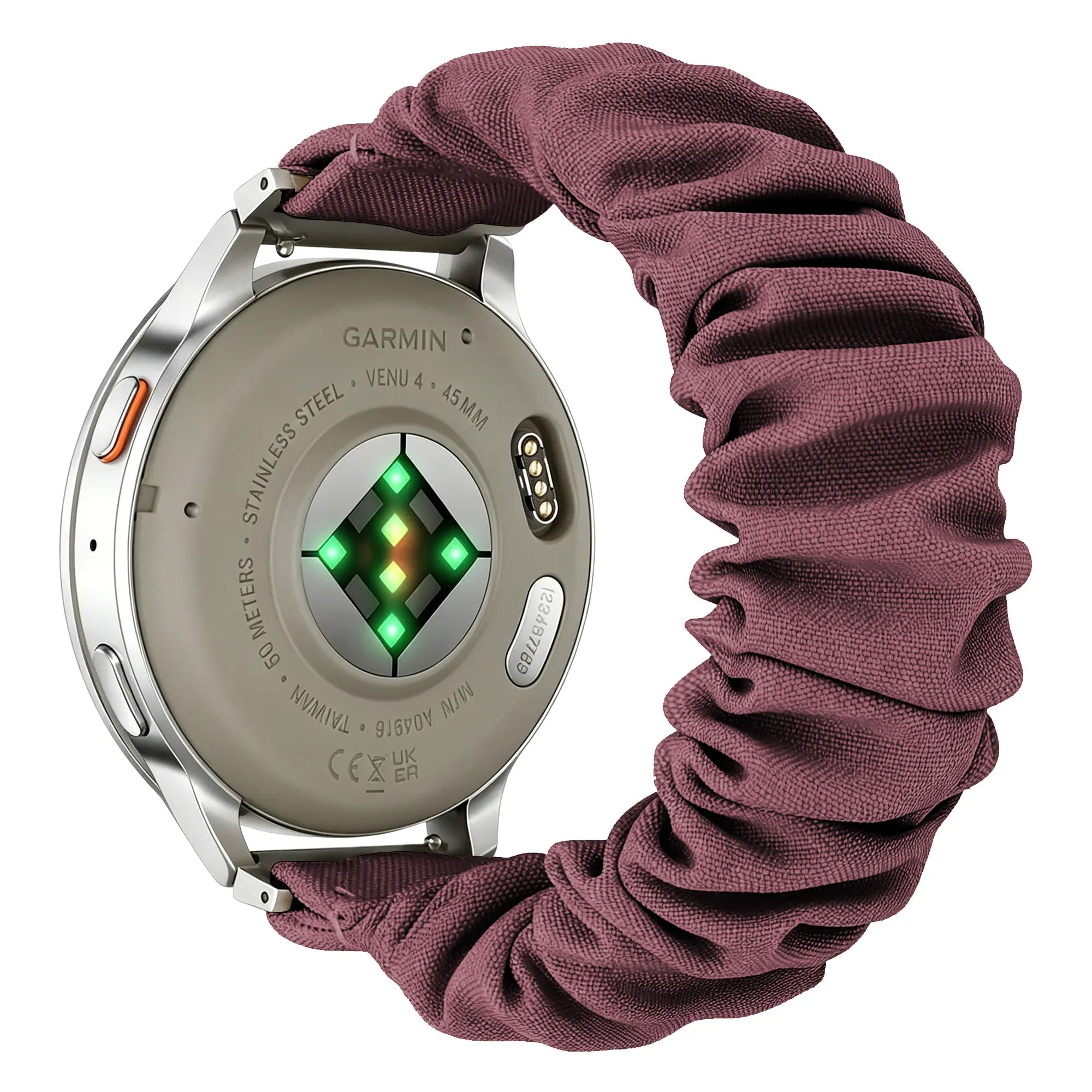 Garmin Forerunner 645 Scrunchie Strap (Smoke Purple)