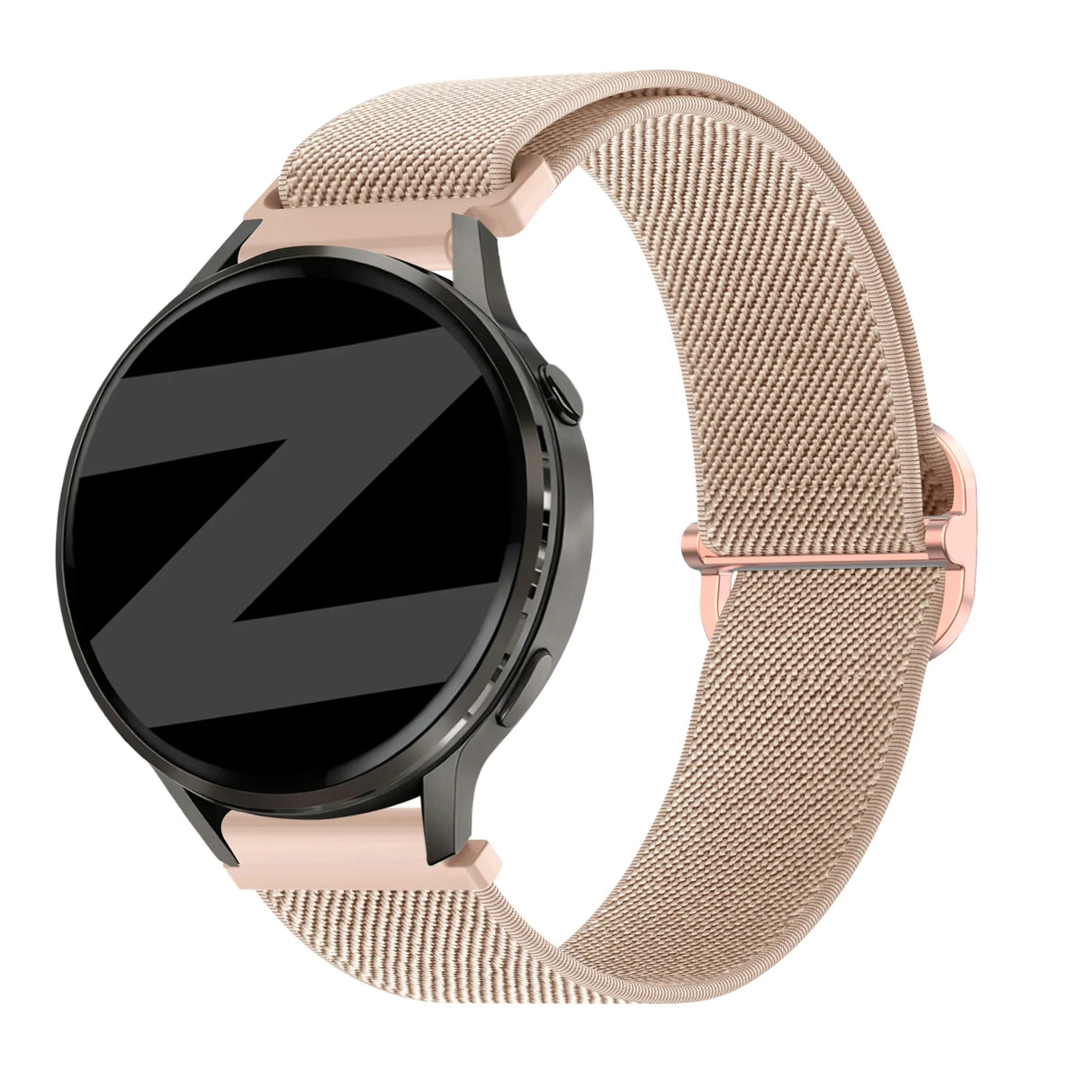 Nylon Elastic Strap, milk tea