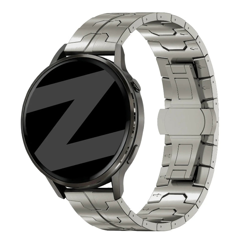 garmin 22mm iron steel band titanium