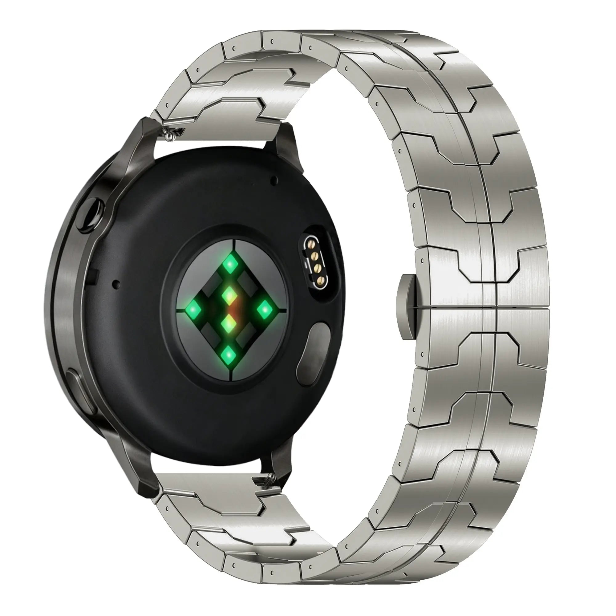 Bandz Garmin Venu 3 Steel Strap 'Iron' (Titanium)