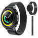 Samsung Gear Sport Milanees bandje (zwart)