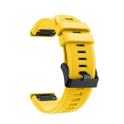 Garmin Tactix 8 - 47mm siliconen bandje (geel)