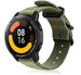 Xiaomi Watch S1 nylon gesp band (groen)