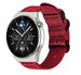 Huawei Watch GT 3 Pro 46mm nylon gesp band (rood)