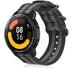 Xiaomi Watch S1 nylon gesp band (zwart/grijs)