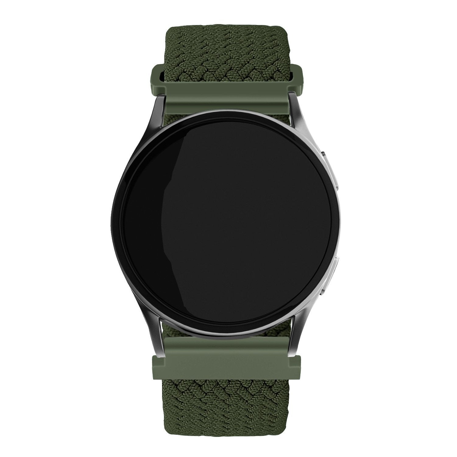 Geweven nylon bandje 20mm - universeel - groen