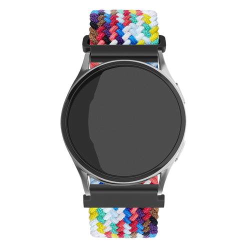 Amazfit Bip U (Pro) verstelbaar geweven band (regenboog)