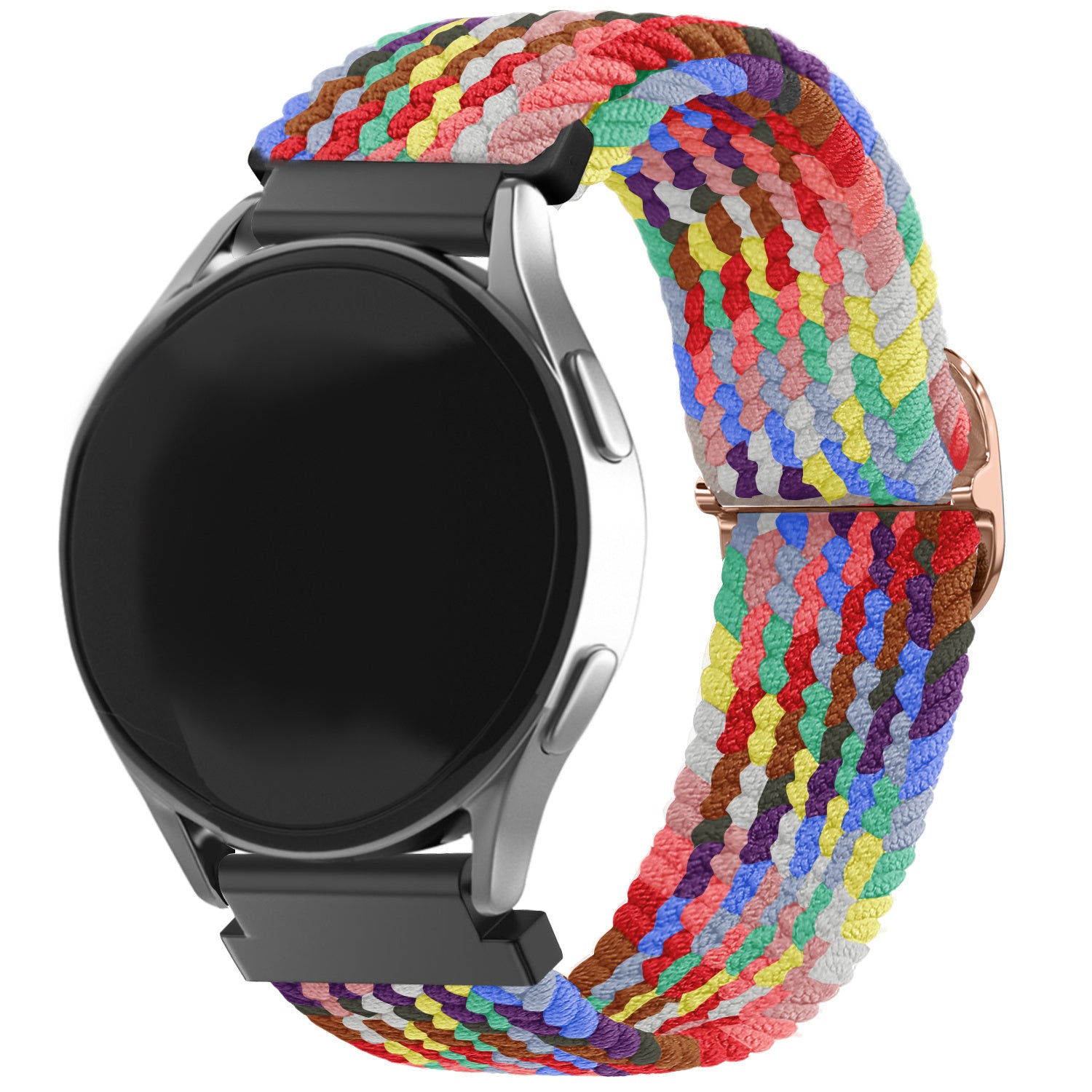 Watch Strap Woven Nylon 20mm - Quick Release (Rainbow)
