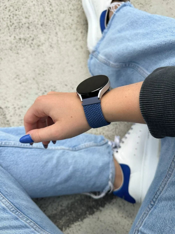 Amazfit GTS 4 verstelbaar geweven band (blauw)