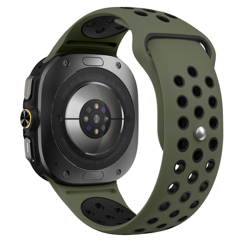 Samsung Galaxy Watch Ultra sport band (legergroen/zwart)