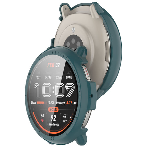 Amazfit Active 2 PC case met glas (groen)