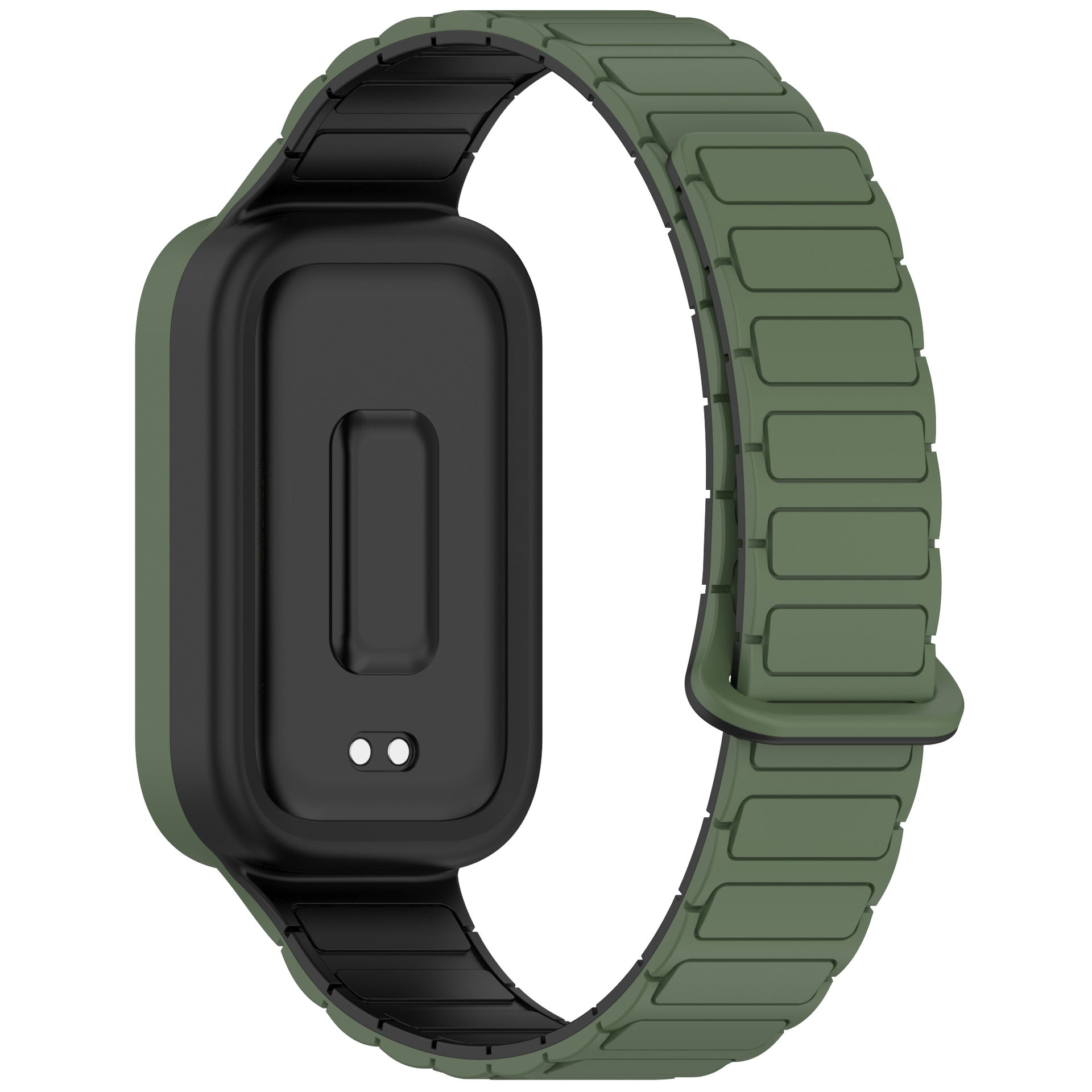 Xiaomi Smart Band 9 Active magnetisch siliconen bandje (legergroen)