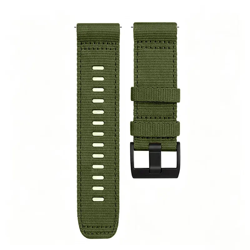 Coros Apex 4 - 46mm nylon gesp band (groen)