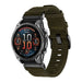Garmin Quatix 8 Pro - 47mm Premium Buckled Nylon Strap (Green)