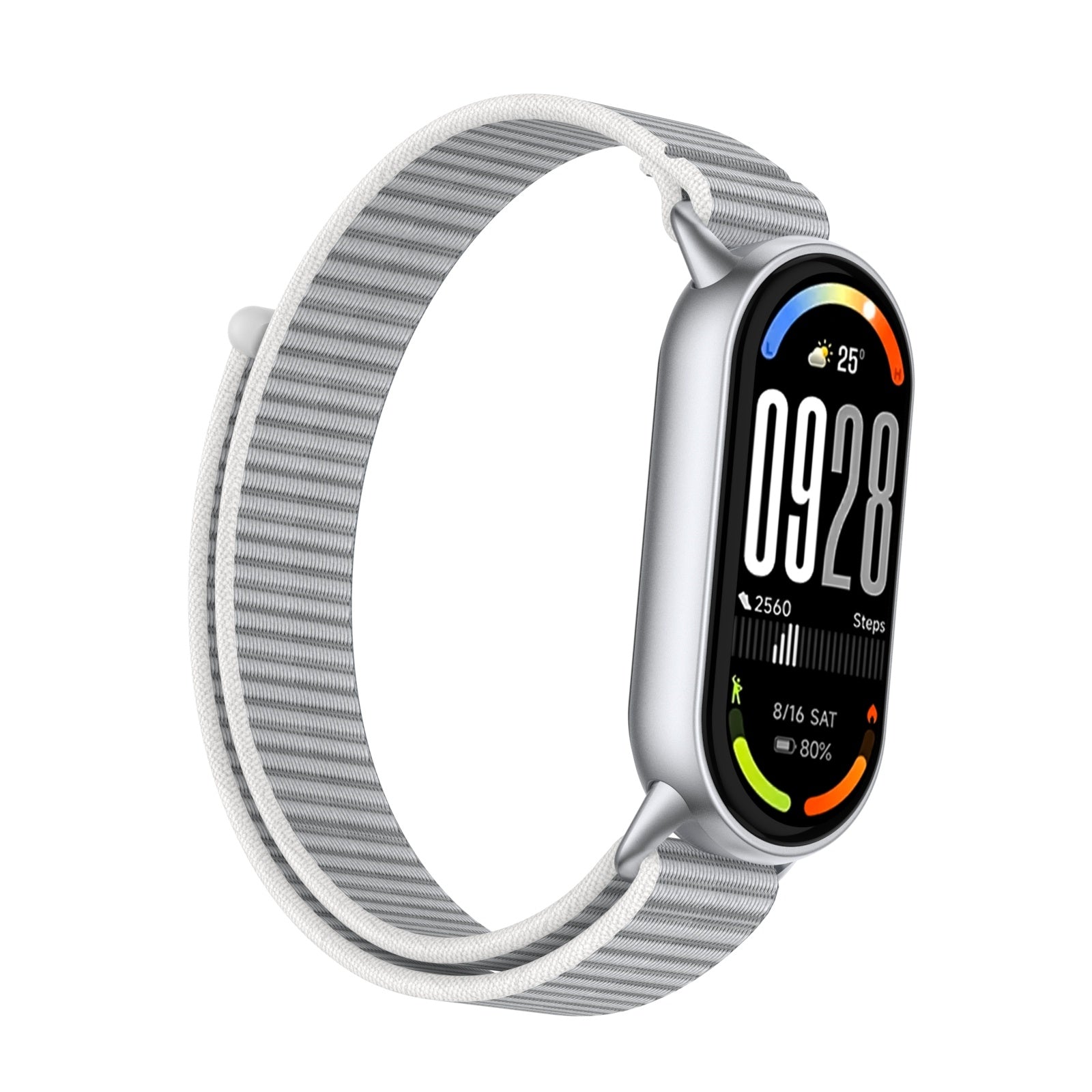 Xiaomi Smart Band 8 modern nylon band (grijs)