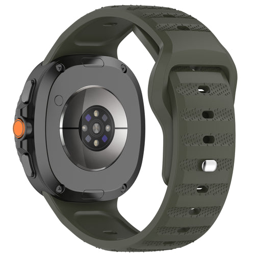 Samsung Galaxy Watch 8 - 44mm outdoor siliconen bandje (donkergroen)
