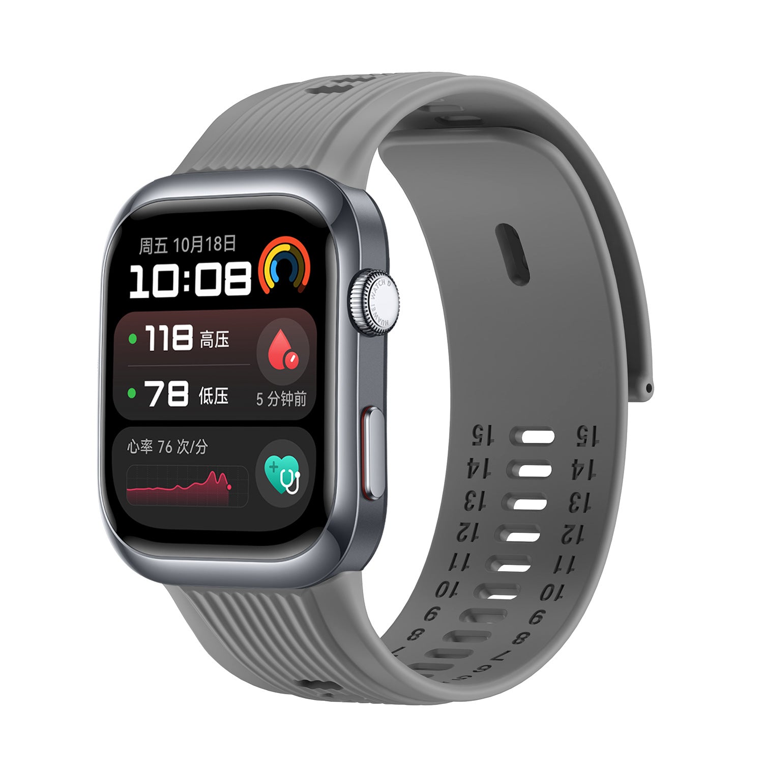 Huawei Watch D2 siliconen bandje (grijs)