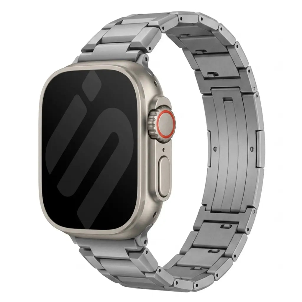 Apple Watch verfijnde titanium band (grafiet)