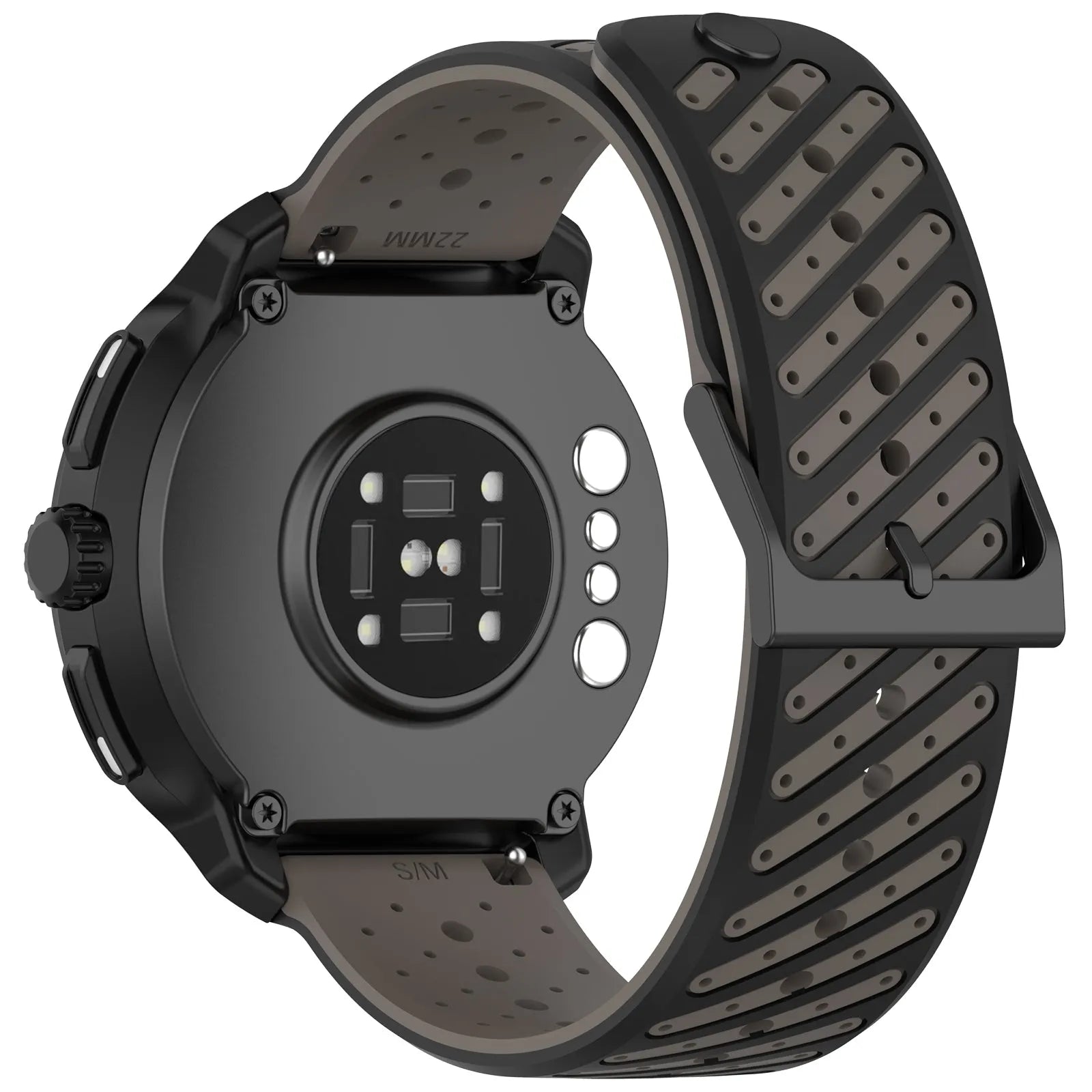 Gard Pro Health Smartwatch 2 gestreept siliconen bandje (grijs)