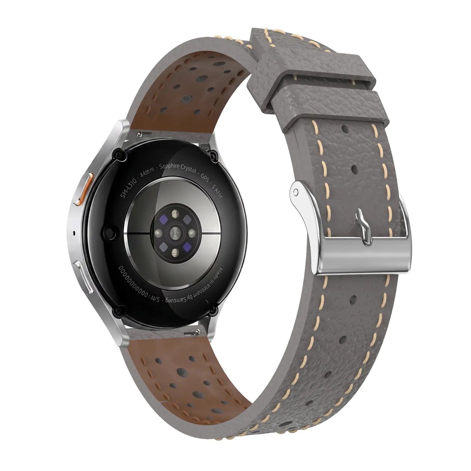 Coros Pace 2 Zephyr Leather Strap (Grey)