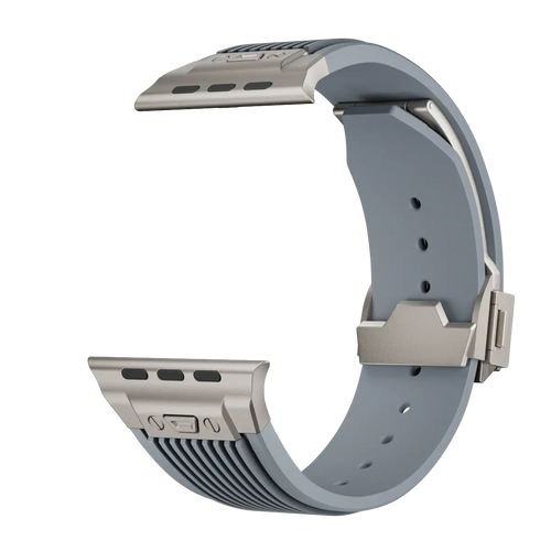 Apple Watch Liquid Elastic Silicone Strap (Grey)