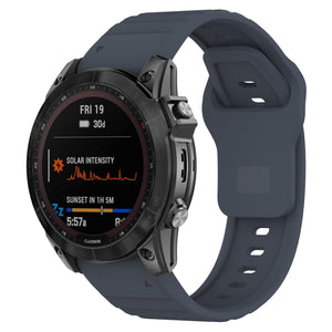 Garmin D2 Mach 1 outdoor siliconen band (grijsblauw)