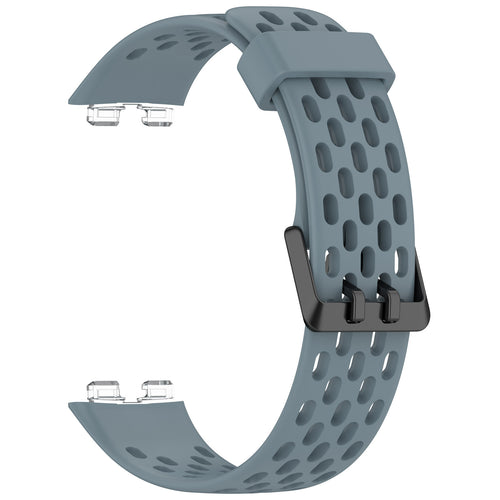 Huawei Band 10 siliconen air bandje (grijsblauw)