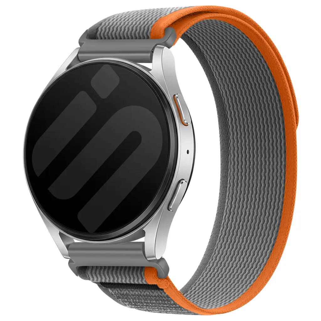 Huawei Watch GT 7 Pro trail nylon band (grijs/oranje)